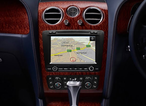 Bentley Continental Flying Spur 12 - Series 51 infotainment system