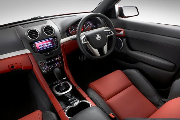 2011 Holden Commodore VE Series II Redline SSV red hot interior