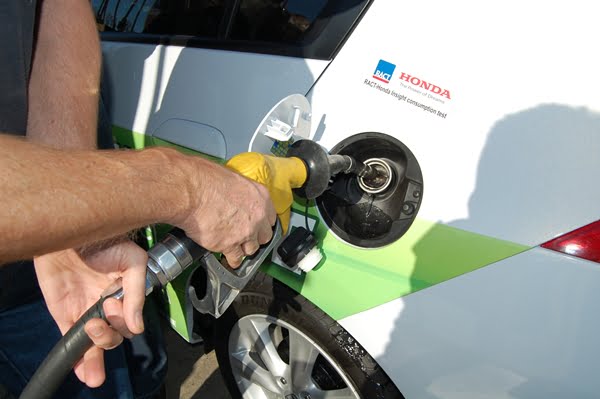 Honda Insight Challenge fuel Tasmania