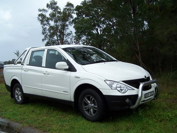 2011 SsangYong Actyon 4X4 Ute External front Side