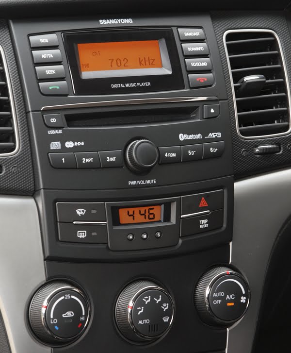 SsangYong Korando SX 20L AWD SUV int centre console