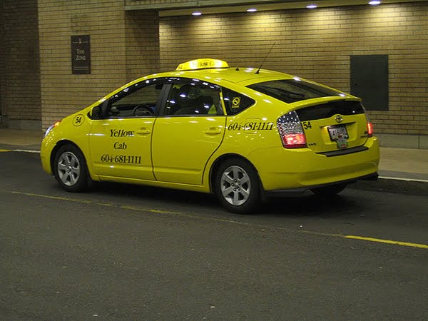 Toyota Prius Taxi in Vancouver 600