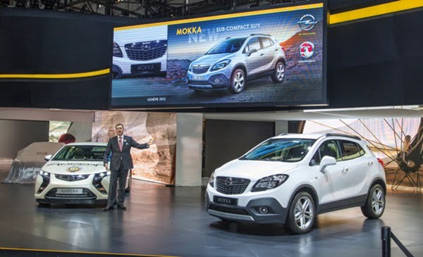 Opel Press Conference at the Geneva Motor Show
