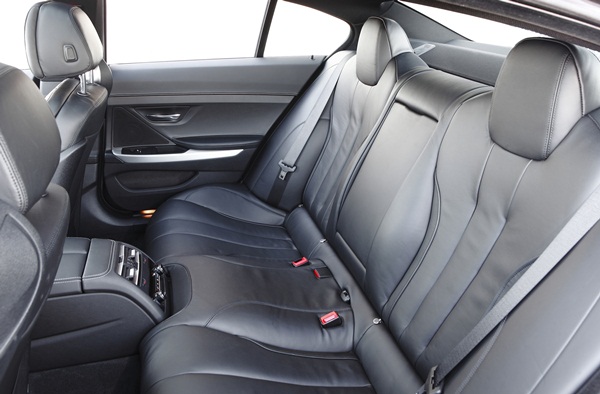 BMW 6 Series Gran Coupe rear seats