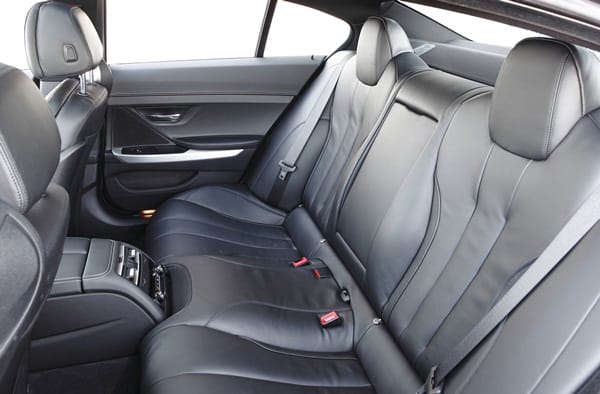 Bmw 6-series rear legroom