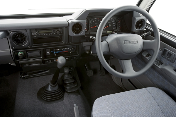 2007 Toyota LandCruiser 76 Wagon GXL interior