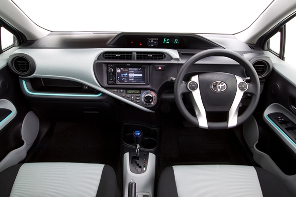 2012 Toyota Prius c interior