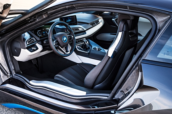 BMW i8 Plug in Hybrid Sports Car 