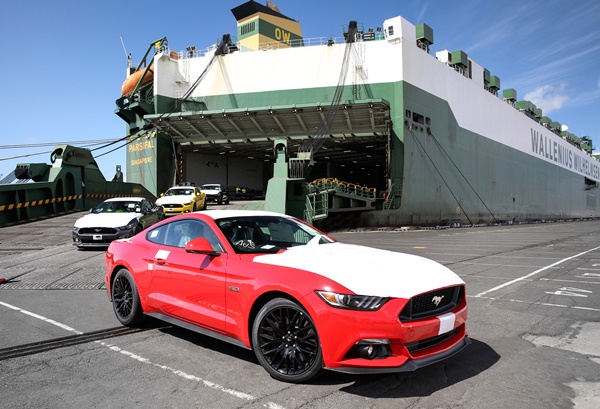 Ford Mustang arrives in Australia grill