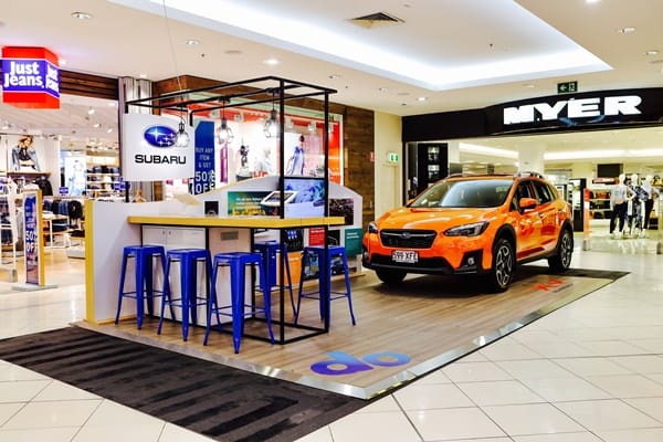 Subaru 'do' pops up in-store