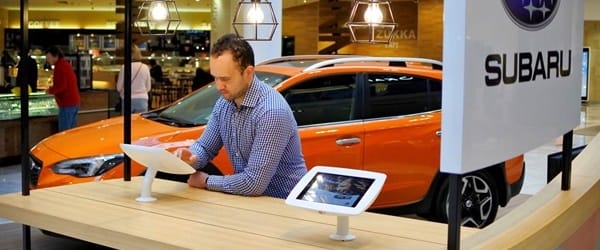 Subaru 'do' pops up in-store