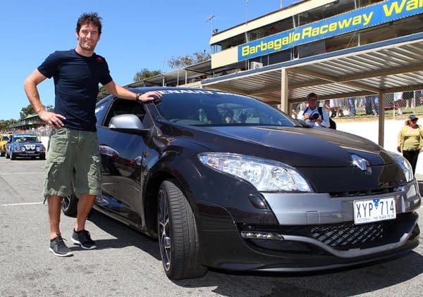 Mark Webber drives the Renault Sport 250