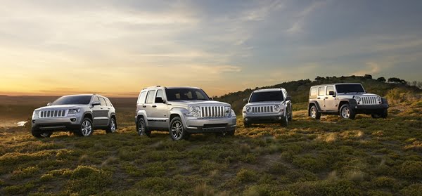 Jeep 70th Anniversary Edition models