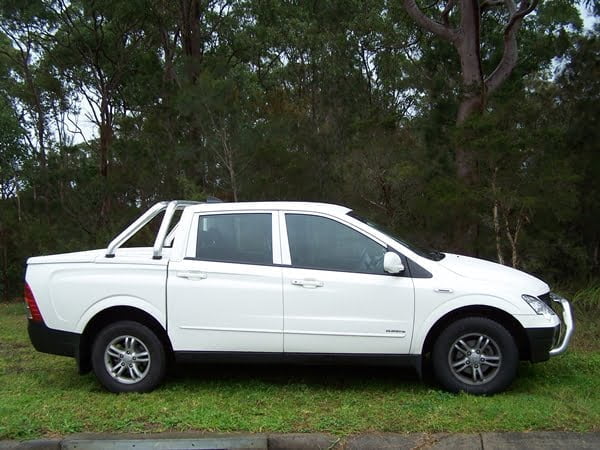 2011 SsangYong Actyon 4X4 Ute External Side