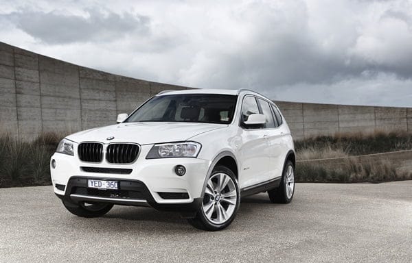 BMW X3 xDrive 30d AWD SUV front BMW X3 xDrive 30d AWD SUV front