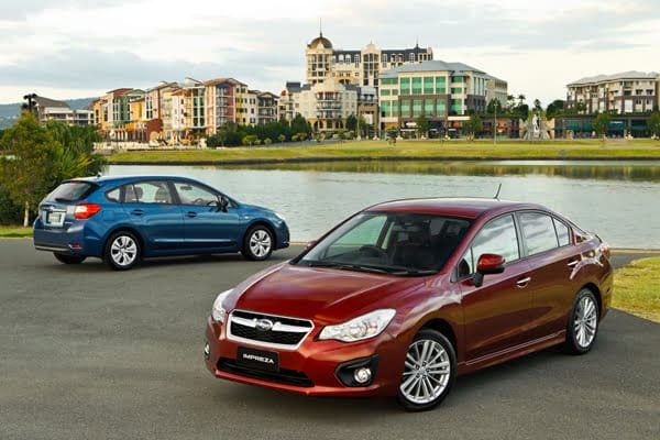 Subaru 2012 MY12 Impreza range