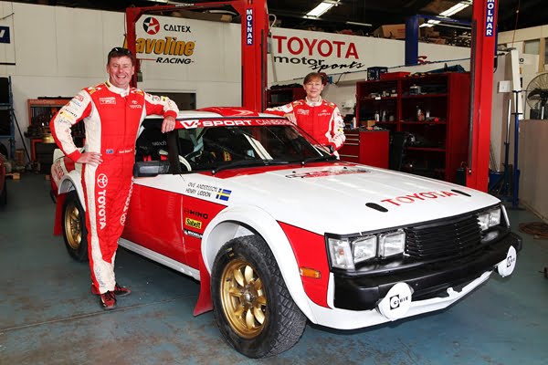 Four-time Australian rally champions Neal Bates and Coral Taylor will compete in the 2012 Australian Rally Championship driving a fully-restored 1980 Toyota Celica RA40.