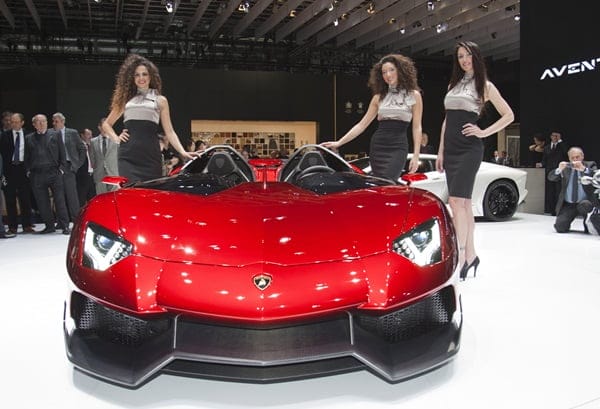 Lamborghini Aventador J at Geneva