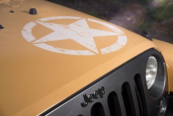 2015 Wrangler Freedom Edition bonnet badge