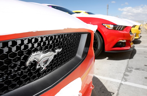 Ford Mustang arrives in Australia grill