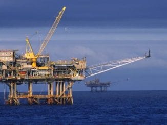 Bass strait oil well