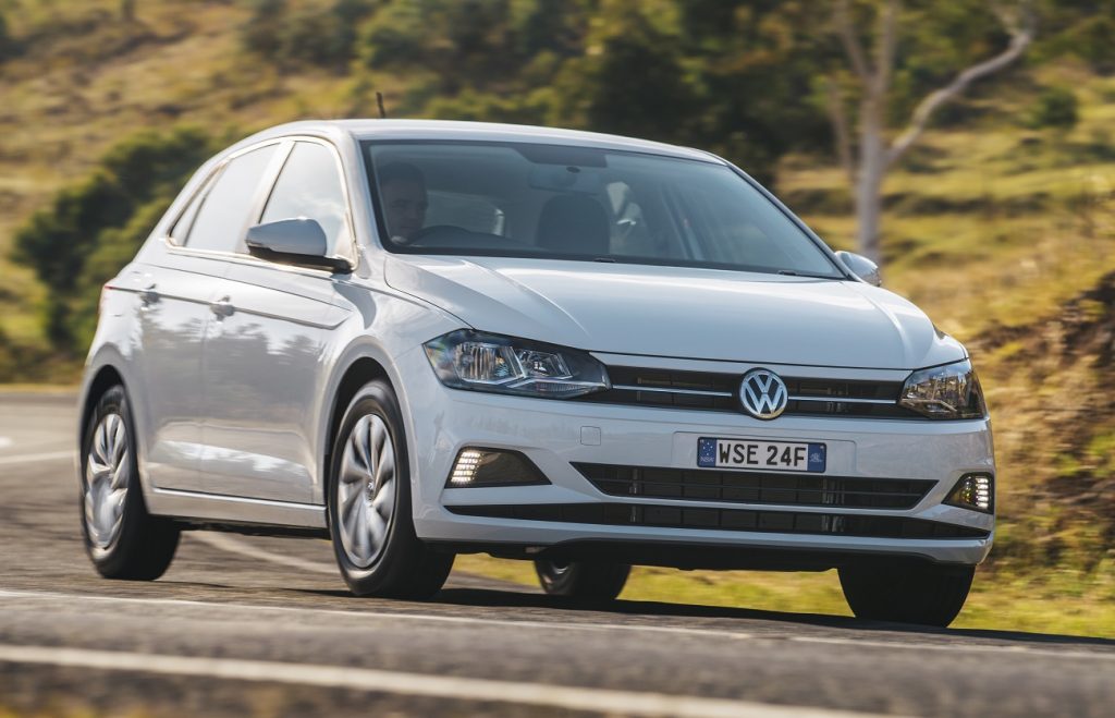 2018 volkswagen polo on road