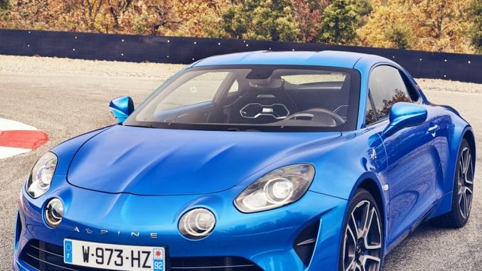2017 - ALPINE A110 drive tests in Aix-en-Provence region