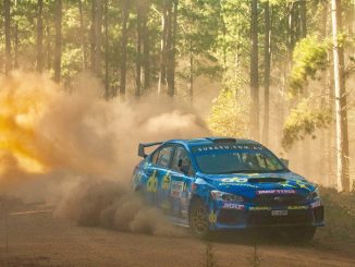The Orange Motorsport Engineering-prepared All-Wheel Drive Subaru WRX STI of Molly Taylor and co-driver Malcolm Read finished Heat 1 in fourth place after a modest start on last night's two quick Super Special Stage runs around Busselton's Barnard Park.