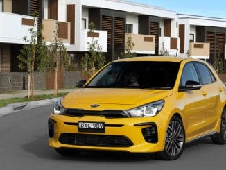 2019 Kia Rio GT exterior front 3/4.