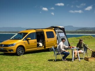 2019 Volkswagen Caddy Beach campervan.