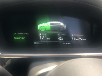 Jaguar i-Pace 31 hrs for charging