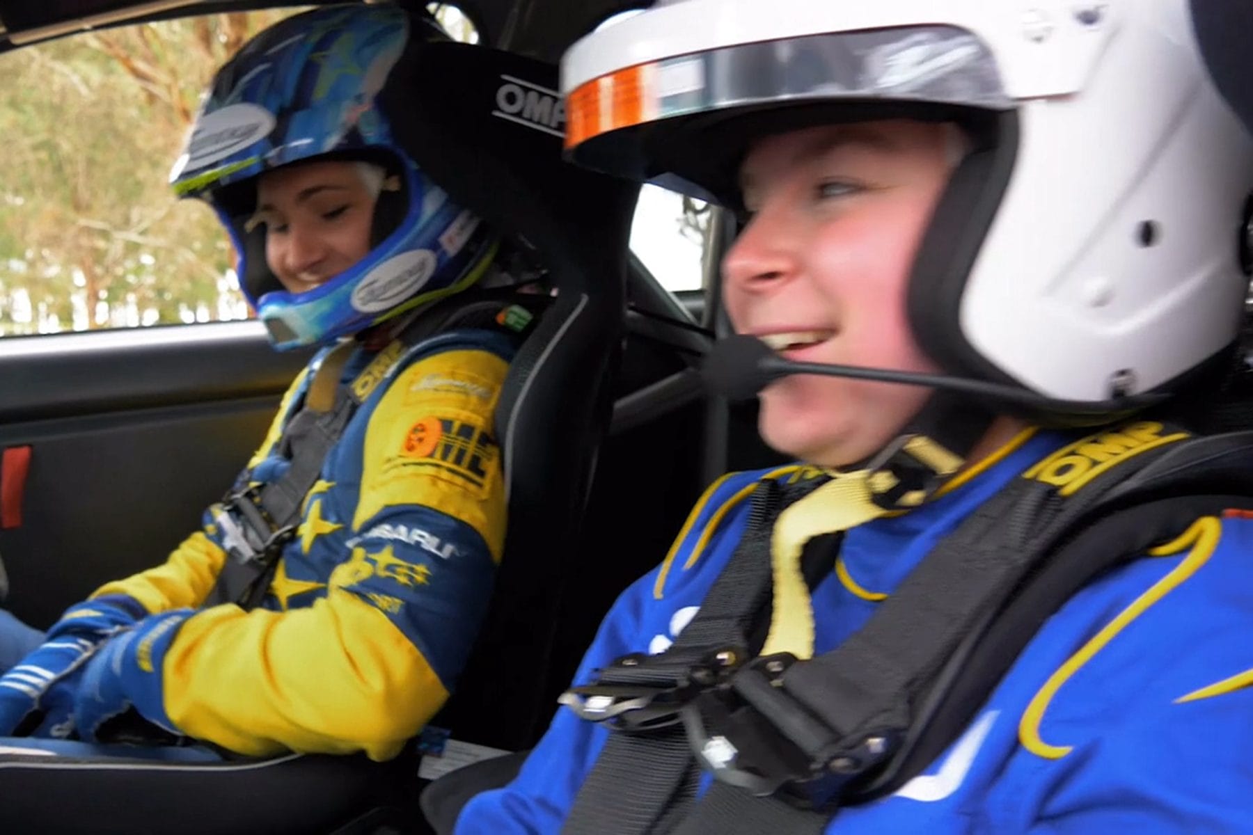 Subaru WRX STI Molly Taylor and Emily Middleton