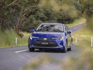 2020 Toyota Corolla SX Hybrid sedan.