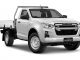 21MY Isuzu D-MAX 4x2 SX Single Cab Chassis ECO Tray Mineral White
