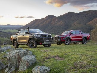 2020 Toyota HiLux Rugged X (l) and HiLux Rogue (r).