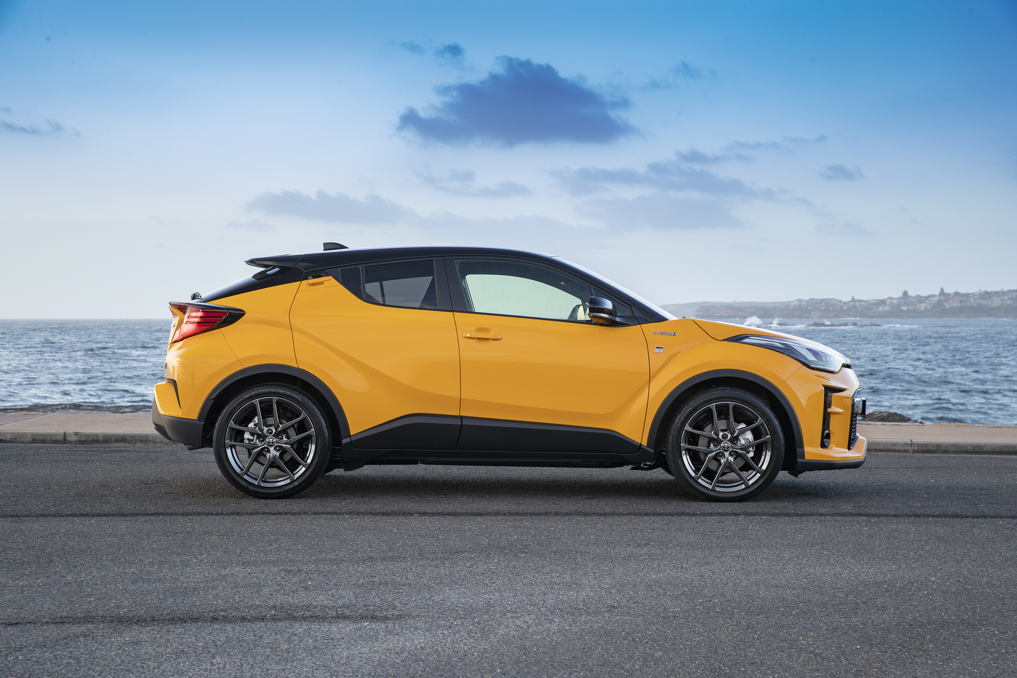 Toyota has released its first GR Sport conversion, based on the stylish C-HR (two-toned option pictured)