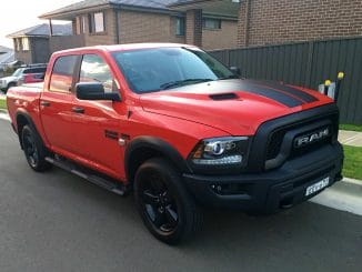 RAM 1500 Warlock front qtr