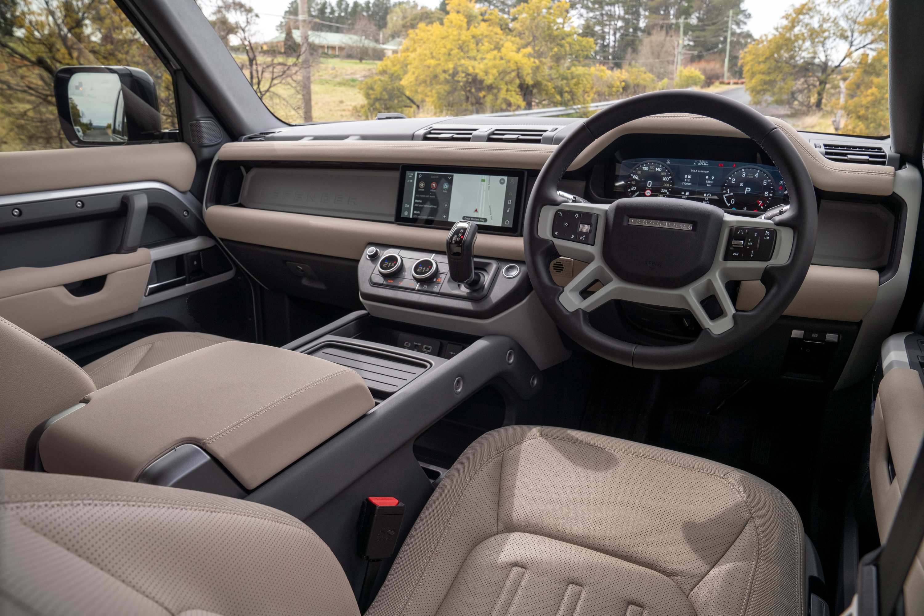 Land Rover Defender P400 S interior