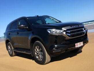 2021 Isuzu MU-X LS-U beach front