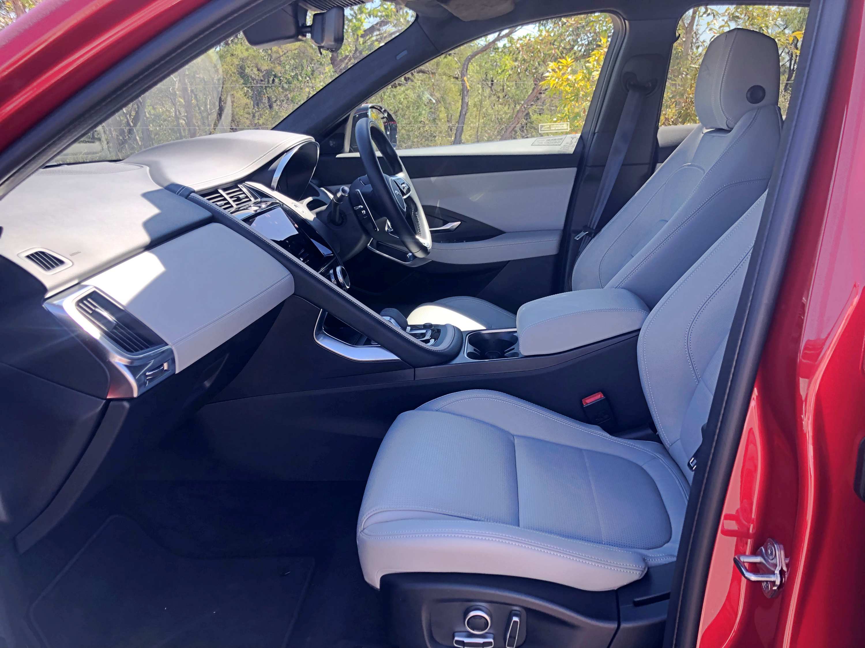 2021 Jaguar E-PACE R Dynamic S P250 front seats Red