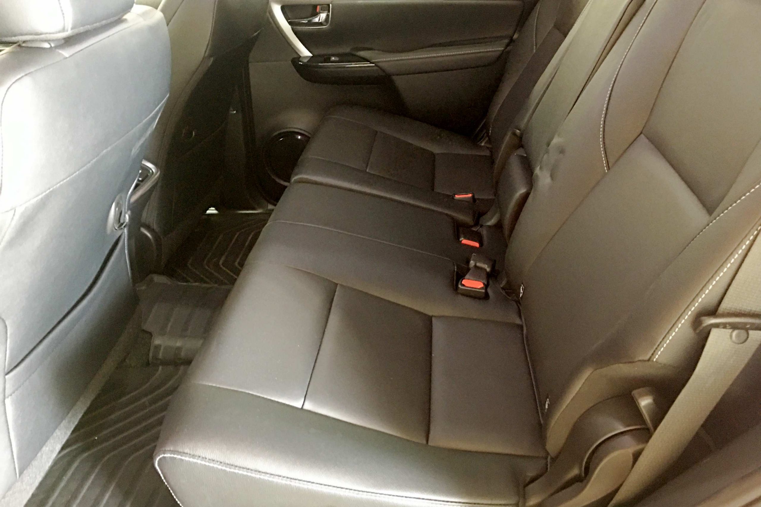 Toyota Fortuner Crusade 2021 rear seats