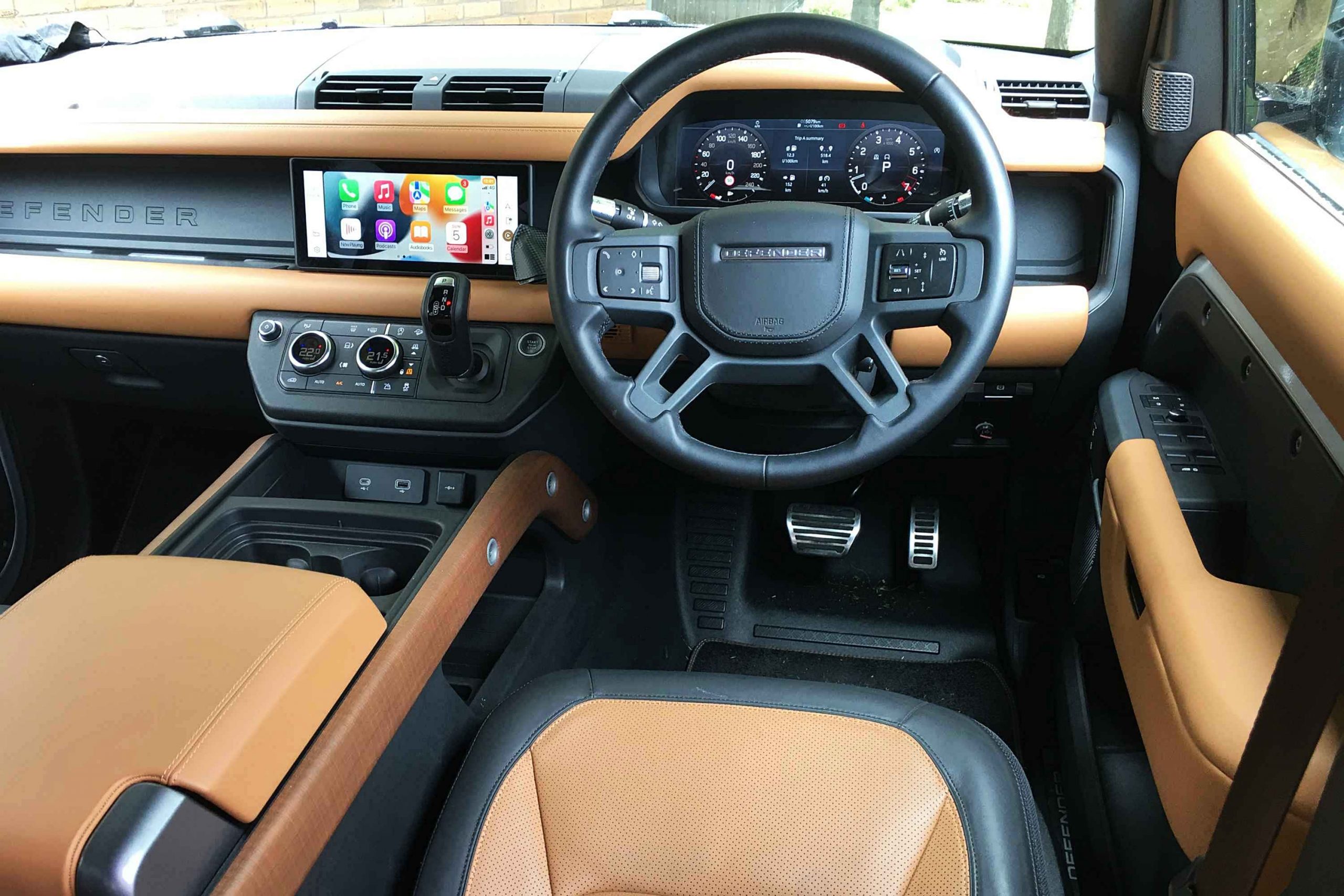 Land Rover Defender X P400 interior dash