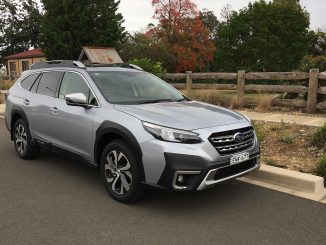 Subaru Outback Touring front qtr