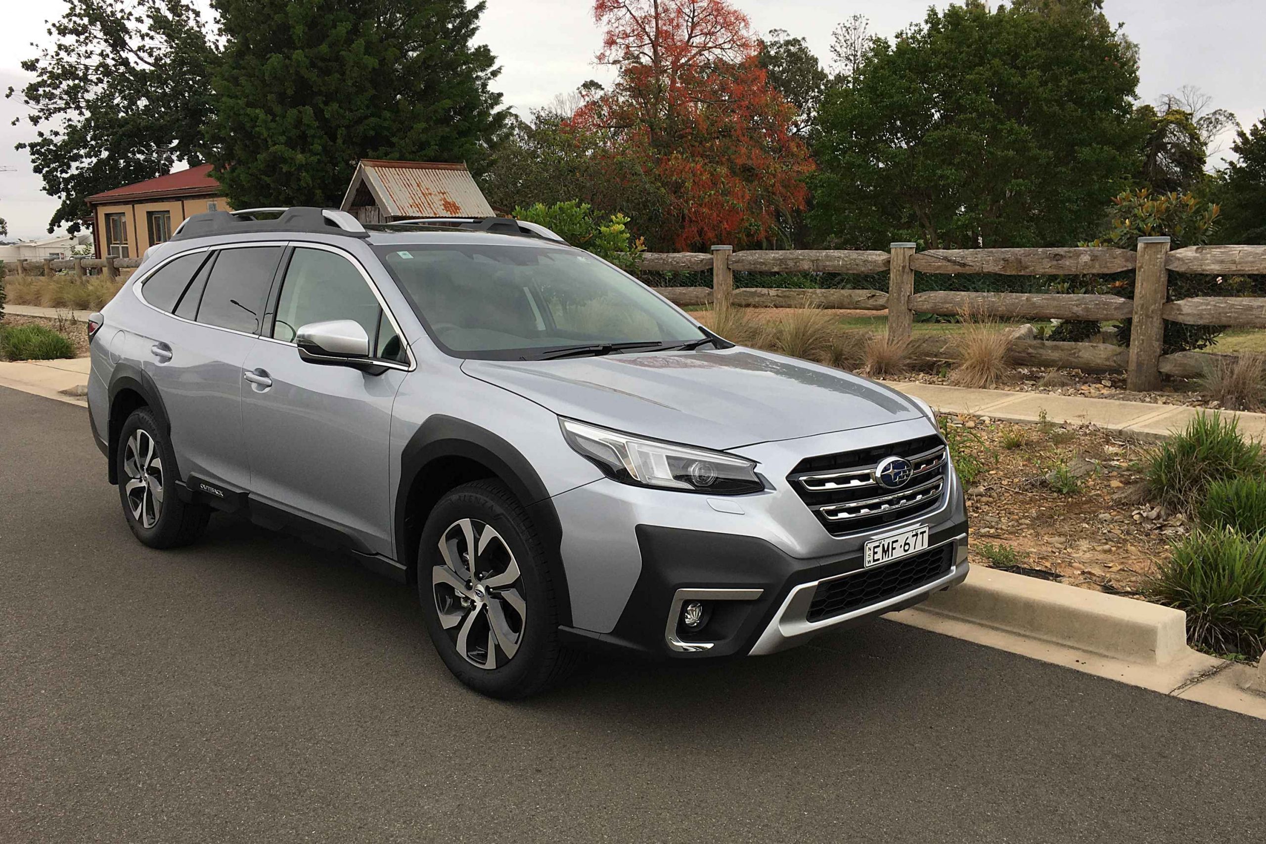 Subaru Outback Touring front qtr