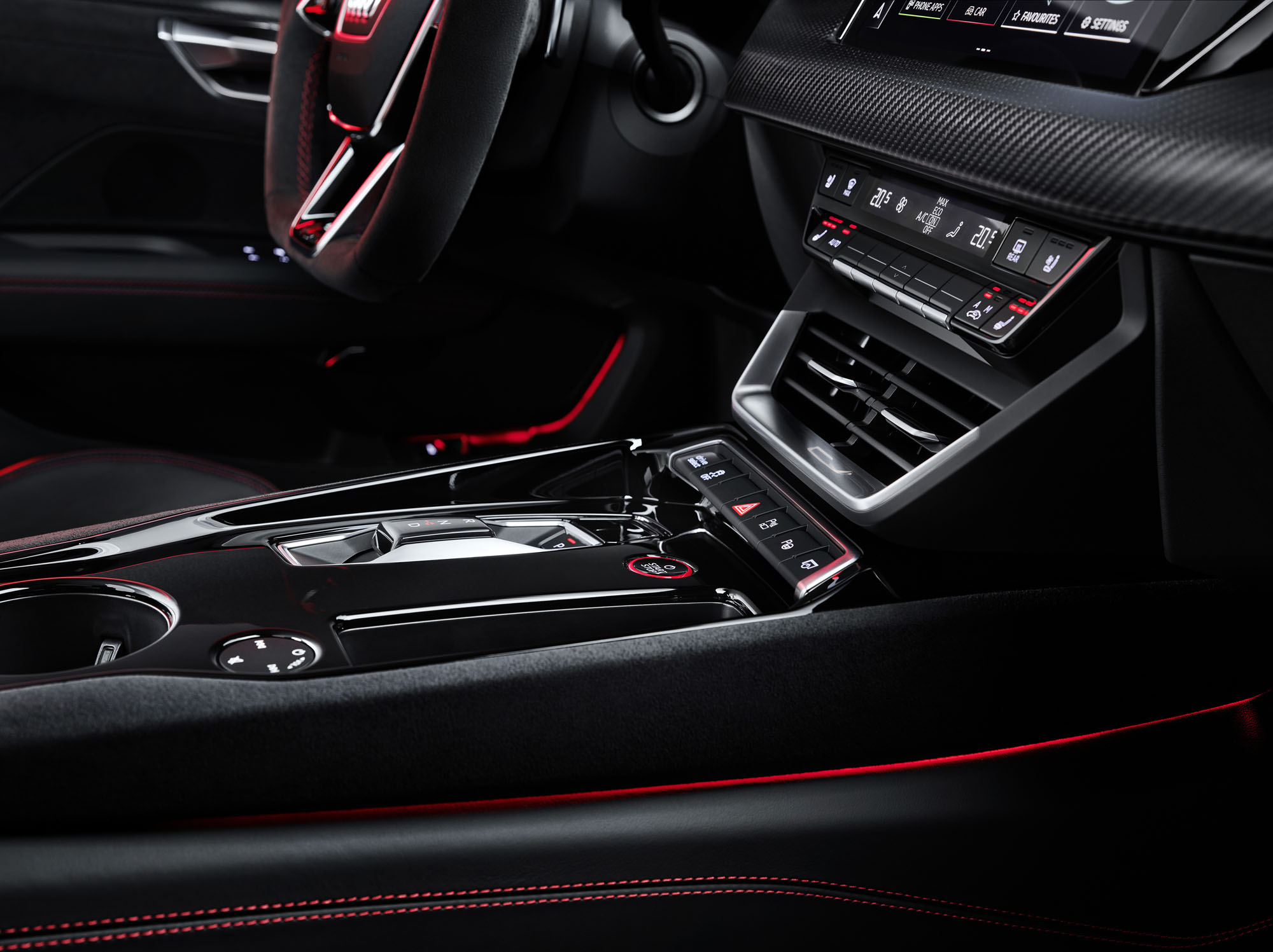 Audi RS e-tron GT interior detail