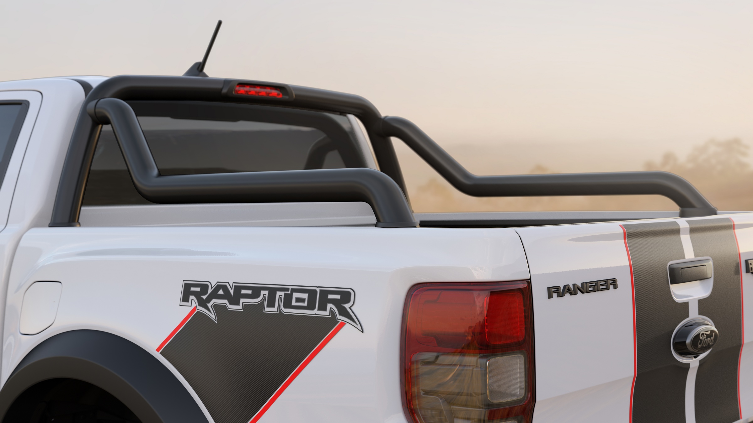 Ford Ranger Raptor X 2022 Interior rear stripes