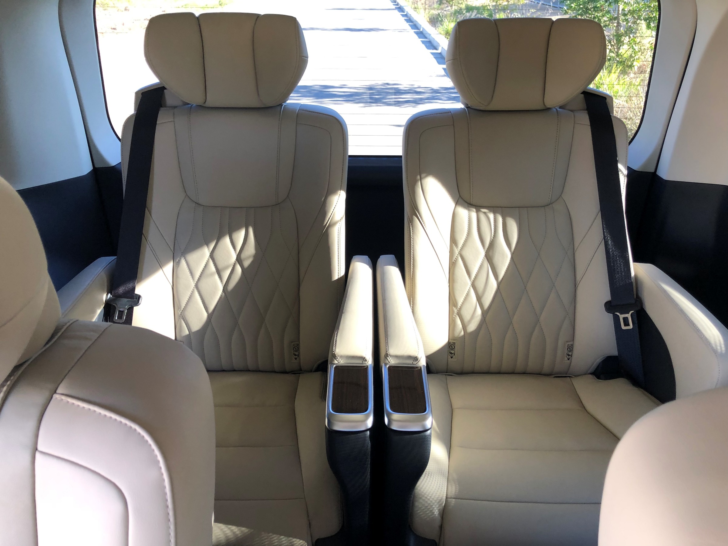 2020 Toyota Granvia VX Third row seats white