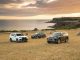 2022 Lexus LX range, LX 500d F Sport (White Nova), LX 500d (Khaki Metal) and LX 600 Ultra Luxury (Graphite Black)