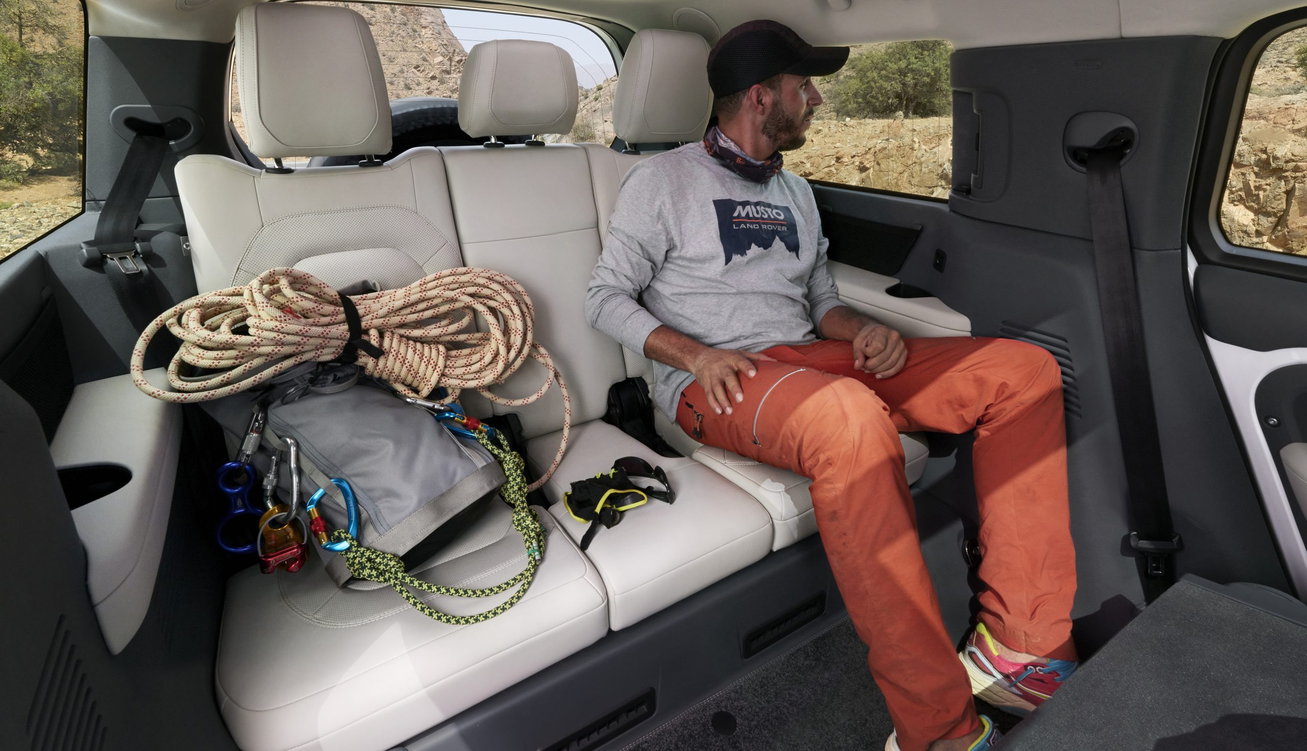 Land Rover Defender 130 interior seating