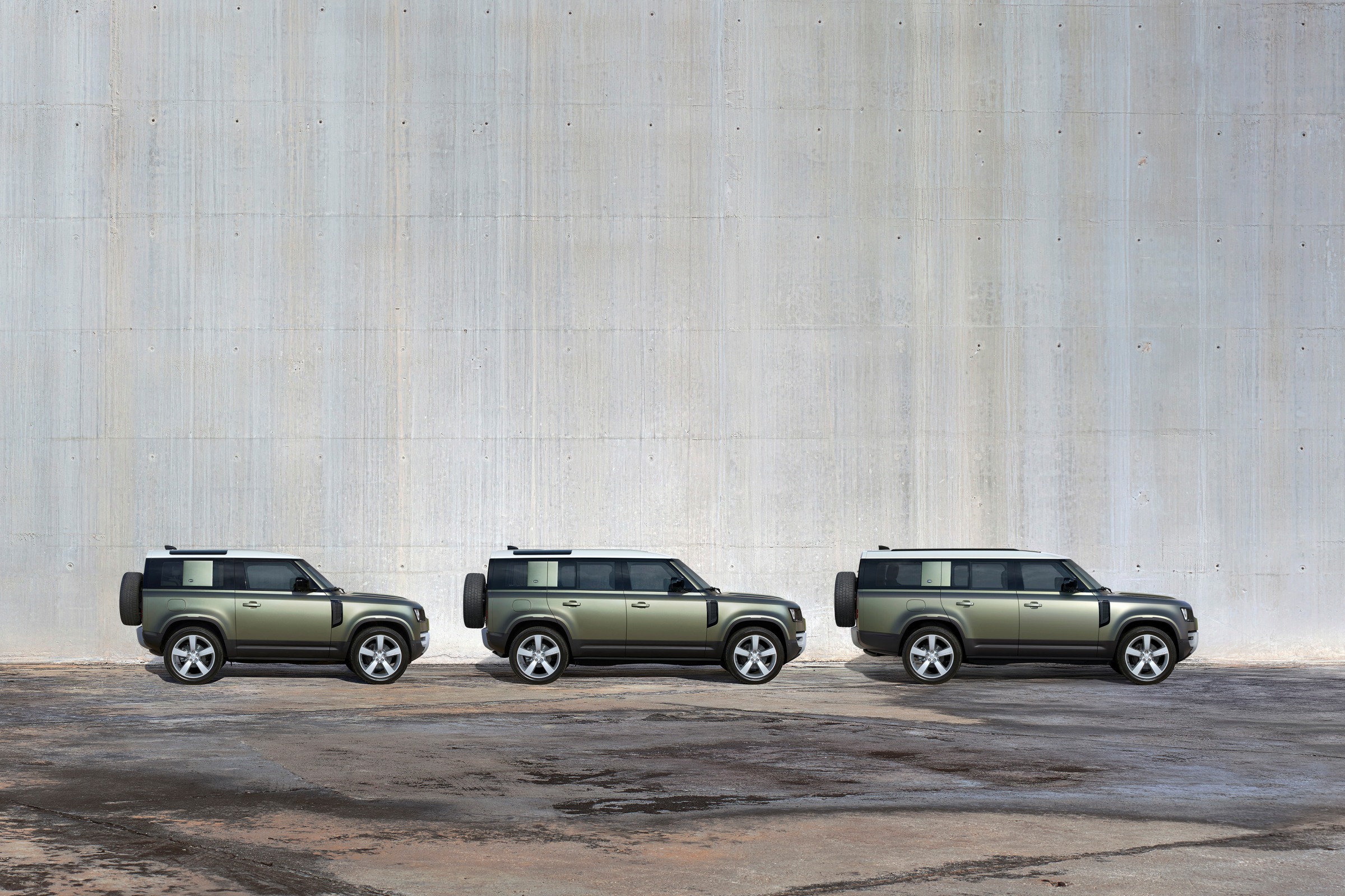 Land Rover defender range